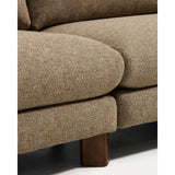 4-Sitzer Sofa Vera mit Beinen aus massivem Eschenholz mit Nussbaum-Finish, 320 cm, FSC Mix Credit von Kave Home – Bild 8