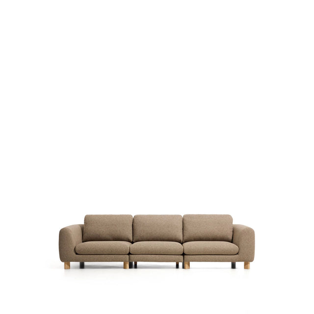 4-Sitzer Sofa Vera mit Beinen aus massivem Eschenholz mit natürlichem Finish, 320 cm, FSC Mix Credit von Kave Home – Bild 1