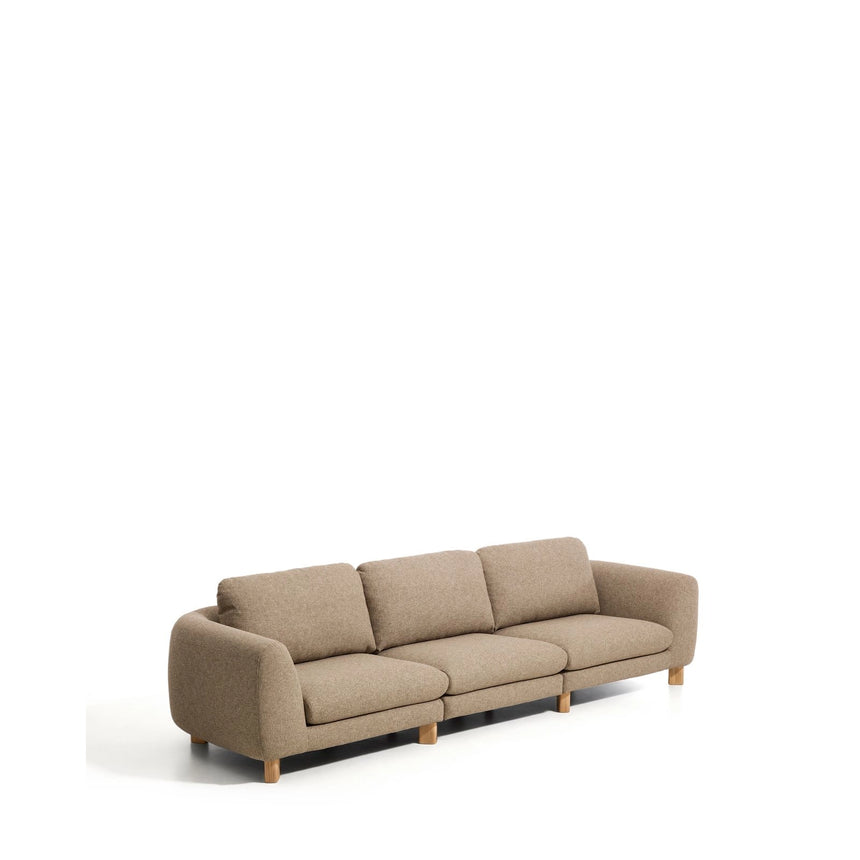 4-Sitzer Sofa Vera mit Beinen aus massivem Eschenholz mit natürlichem Finish, 320 cm, FSC Mix Credit von Kave Home – Bild 4