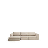 4-Sitzer Sofa Vera mit Chaiselongue links in Beige, 322 cm, FSC Mix Credit von Kave Home – Bild 1