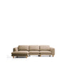 4-Sitzer Sofa Vera mit Chaiselongue links mit Beinen aus massivem Eschenholz mit natürlichem Finish, 322 cm, FSC Mix Credit von Kave Home – Bild 1