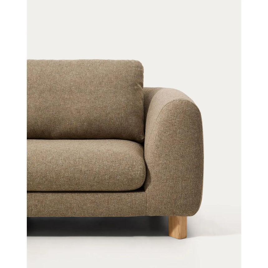 4-Sitzer Sofa Vera mit Chaiselongue links mit Beinen aus massivem Eschenholz mit natürlichem Finish, 322 cm, FSC Mix Credit von Kave Home – Bild 6