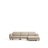 4-Sitzer Sofa Vera mit Chaiselongue rechts in Beige mit Beinen aus massivem Eschenholz mit natürlichem Finish, 322 cm, FSC Mix Credit von Kave Home – Bild 1