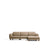 4-Sitzer Sofa Vera mit Chaiselongue rechts mit Beinen aus massivem Eschenholz mit Nussbaum-Finish, 322 cm, FSC Mix Credit von Kave Home – Bild 1