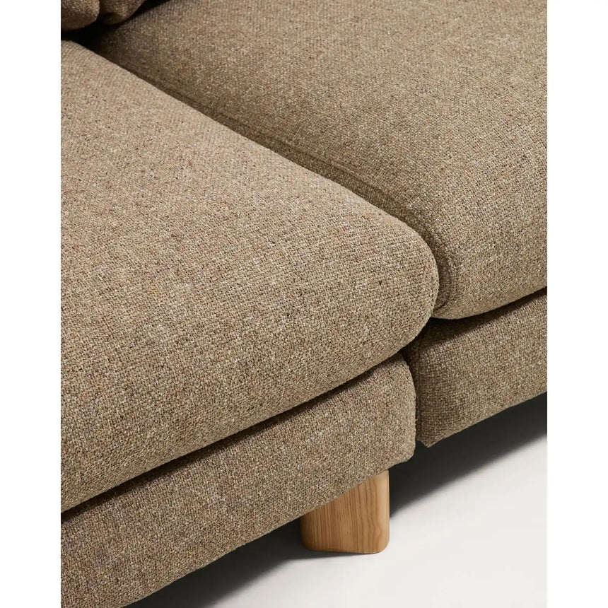4-Sitzer Sofa Vera mit Chaiselongue rechts mit Beinen aus massivem Eschenholz mit natürlichem Finish, 322 cm, FSC Mix Credit von Kave Home – Bild 7