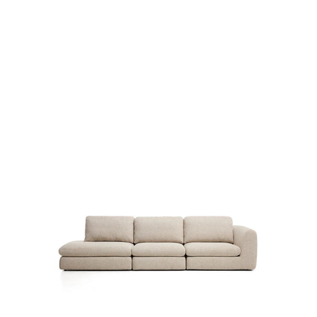 4-Sitzer Sofa Vera mit Randmodul links in Beige, 325 cm, FSC Mix Credit von Kave Home – Bild 1