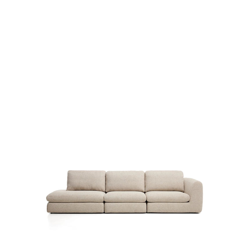 4-Sitzer Sofa Vera mit Randmodul links in Beige, 325 cm, FSC Mix Credit von Kave Home – Bild 1