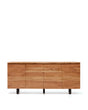 4-türiges Sideboard Uxue aus massivem Akazienholz mit gebleichtem Finish 200 x 88 cm von Kave Home – Produktbild 1