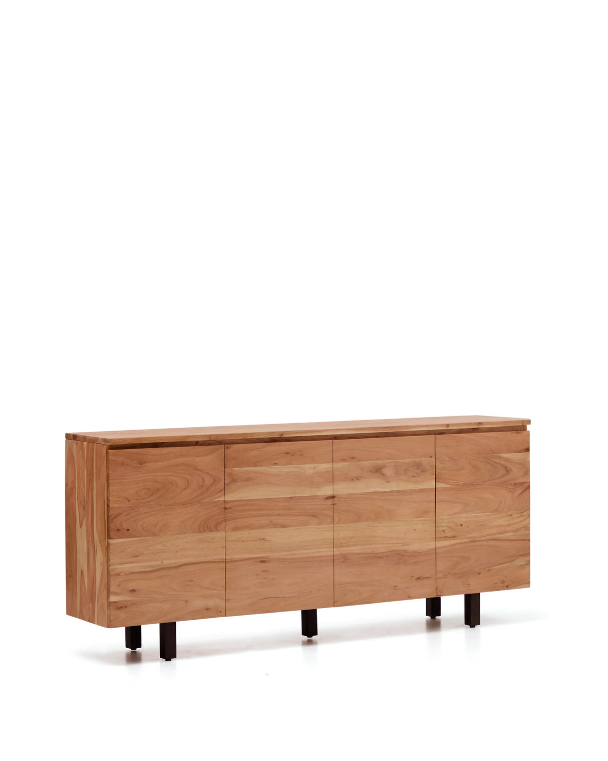 4-türiges Sideboard Uxue aus massivem Akazienholz mit gebleichtem Finish 200 x 88 cm von Kave Home – Produktbild 6