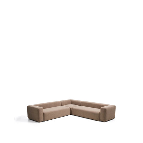 5-Sitzer-Ecksofa Blok in Chenille, 320 x 320 cm, FSC Mix Credit von Kave Home – Bild 3