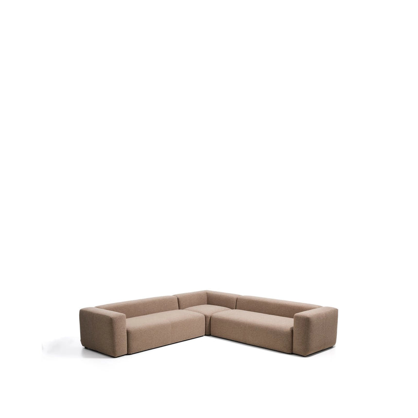 5-Sitzer-Ecksofa Blok in Chenille, 320 x 320 cm, FSC Mix Credit von Kave Home – Bild 3