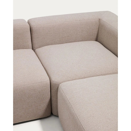 5-Sitzer-Ecksofa Blok in beiger Chenille, 320 x 320 cm, FSC Mix Credit von Kave Home – Bild 6