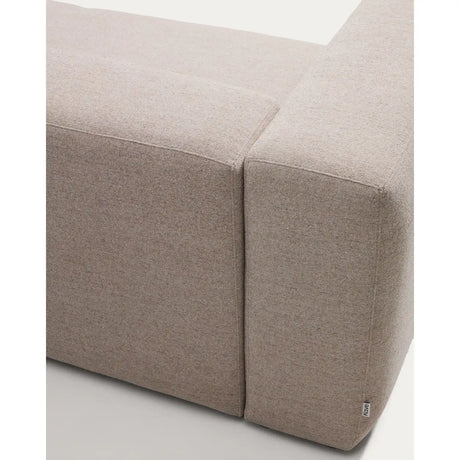 5-Sitzer-Ecksofa Blok in beiger Chenille, 320 x 320 cm, FSC Mix Credit von Kave Home – Bild 7