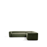 5-Sitzer-Ecksofa Blok in moosgrüner Chenille, 320 x 290 cm / 290 x 320 cm, FSC Mix Credit von Kave Home – Bild 1