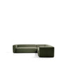 5-Sitzer-Ecksofa Blok in moosgrüner Chenille, 320 x 290 cm / 290 x 320 cm, FSC Mix Credit von Kave Home – Bild 1