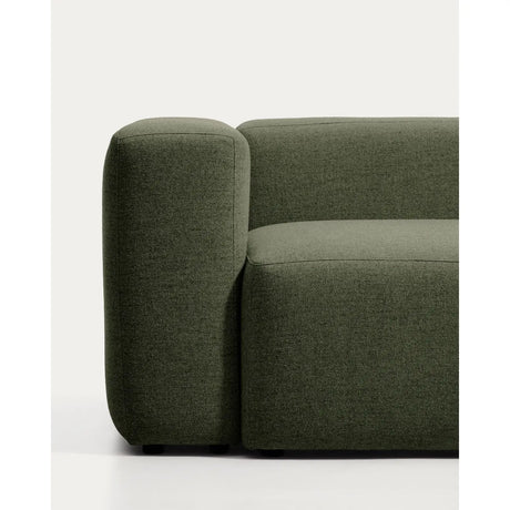 5-Sitzer-Ecksofa Blok in moosgrüner Chenille, 320 x 320 cm, FSC Mix Credit von Kave Home – Bild 5