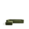 5-Sitzer-Ecksofa Blok mit Randmodul links in Cord oder Chenille, 255 x 320 cm, FSC Mix Credit von Kave Home – Bild 1
