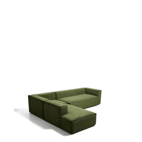 5-Sitzer-Ecksofa Blok mit Randmodul links in Cord oder Chenille, 255 x 320 cm, FSC Mix Credit von Kave Home – Bild 2