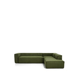 5-Sitzer-Ecksofa Blok mit Randmodul links in Cord oder Chenille, 320 x 255 cm, FSC Mix Credit von Kave Home – Bild 1