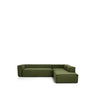 5-Sitzer-Ecksofa Blok mit Randmodul links in Cord oder Chenille, 320 x 255 cm, FSC Mix Credit von Kave Home – Bild 1