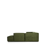 5-Sitzer-Ecksofa Blok mit Randmodul links in Cord oder Chenille, 320 x 255 cm, FSC Mix Credit von Kave Home – Bild 4