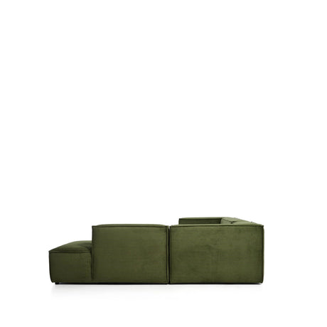 5-Sitzer-Ecksofa Blok mit Randmodul links in Cord oder Chenille, 320 x 255 cm, FSC Mix Credit von Kave Home – Bild 4