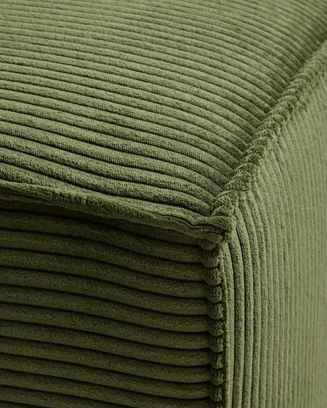 5-Sitzer-Ecksofa Blok mit Randmodul links in Cord oder Chenille, 320 x 255 cm, FSC Mix Credit von Kave Home – Bild 6