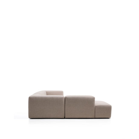 5-Sitzer-Ecksofa Blok mit Randmodul links in beiger Chenille, 255 x 320 cm, FSC Mix Credit von Kave Home – Bild 5