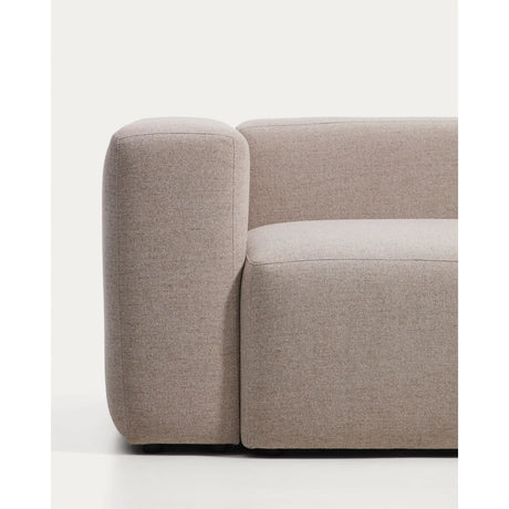 5-Sitzer-Ecksofa Blok mit Randmodul links in beiger Chenille, 255 x 320 cm, FSC Mix Credit von Kave Home – Bild 8