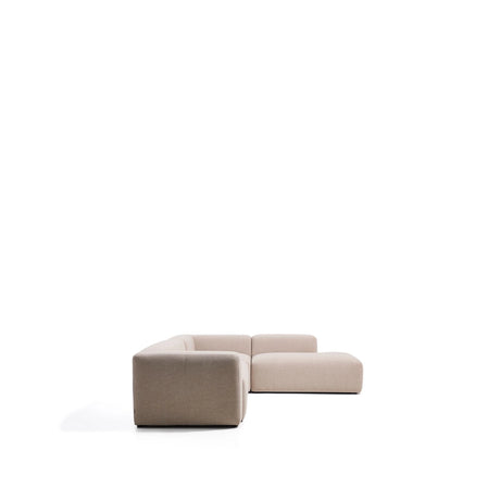 5-Sitzer-Ecksofa Blok mit Randmodul links in beiger Chenille, 320 x 255 cm, FSC Mix Credit von Kave Home – Bild 5