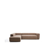 5-Sitzer-Ecksofa Blok mit Randmodul links in brauner Chenille, 255 x 320 cm, FSC Mix Credit von Kave Home – Bild 1