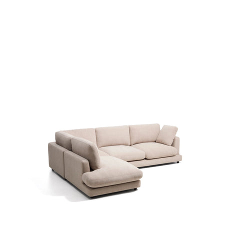 5-Sitzer-Ecksofa Gala mit Randmodul links aus Microbouclé oder Chenille, FSC Mix Credit, 225 x 300 cm von Kave Home – Bild 3