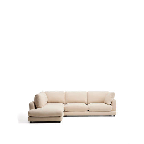 5-Sitzer-Ecksofa Gala mit Randmodul links aus beiger Chenille, FSC Mix Credit, 225 x 300 cm von Kave Home – Bild 1