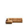 5-Sitzer-Ecksofa Gala mit Randmodul links aus senfgelbem Microbouclé, FSC Mix Credit, 225 x 300 cm von Kave Home – Bild 1