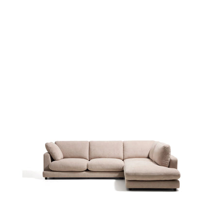 5-Sitzer-Ecksofa Gala mit Randmodul rechts aus Microbouclé oder Chenille, FSC Mix Credit, 300 x 225 cm von Kave Home – Bild 1
