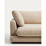 5-Sitzer-Ecksofa Gala mit Randmodul rechts aus beiger Chenille, FSC Mix Credit, 300 x 225 cm von Kave Home – Bild 7