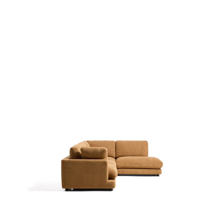5-Sitzer-Ecksofa Gala mit Randmodul rechts aus senfgelbem Microbouclé, FSC Mix Credit, 300 x 225 cm von Kave Home – Bild 4