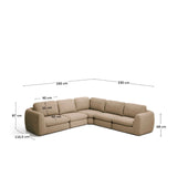 5-Sitzer Ecksofa Vera, 330 x 330 cm, FSC Mix Credit von Kave Home – Bild 3