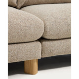 5-Sitzer Ecksofa Vera in Beige mit Beinen aus massivem Eschenholz mit natürlichem Finish, 330 x 330 cm, FSC Mix Credit von Kave Home – Bild 7