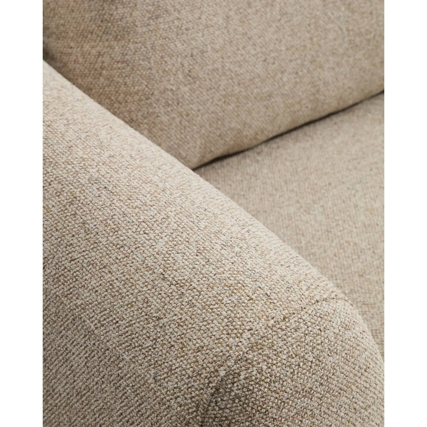 5-Sitzer Ecksofa Vera in Beige mit Beinen aus massivem Eschenholz mit natürlichem Finish, 330 x 330 cm, FSC Mix Credit von Kave Home – Bild 9