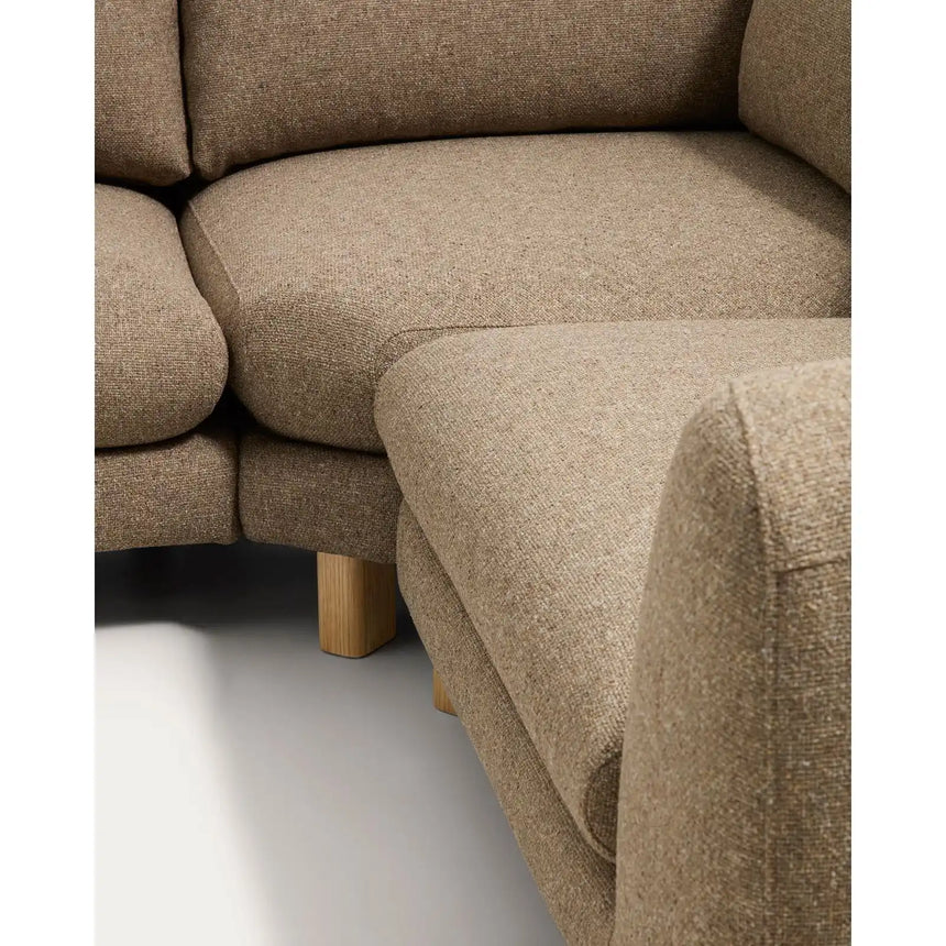 5-Sitzer Ecksofa Vera mit Beinen aus massivem Eschenholz mit natürlichem Finish, 330 x 330 cm, FSC Mix Credit von Kave Home – Bild 7