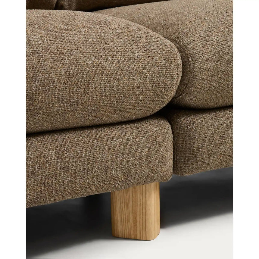 5-Sitzer Ecksofa Vera mit Beinen aus massivem Eschenholz mit natürlichem Finish, 330 x 330 cm, FSC Mix Credit von Kave Home – Bild 8