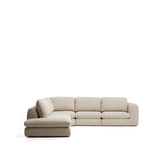 5-Sitzer Ecksofa Vera mit Randmodul links in Beige, 245 x 330 cm, FSC Mix Credit von Kave Home – Bild 5