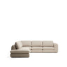 5-Sitzer Ecksofa Vera mit Randmodul links in Beige, 245 x 330 cm, FSC Mix Credit von Kave Home – Bild 5