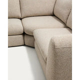 5-Sitzer Ecksofa Vera mit Randmodul links in Beige, 245 x 330 cm, FSC Mix Credit von Kave Home – Bild 7