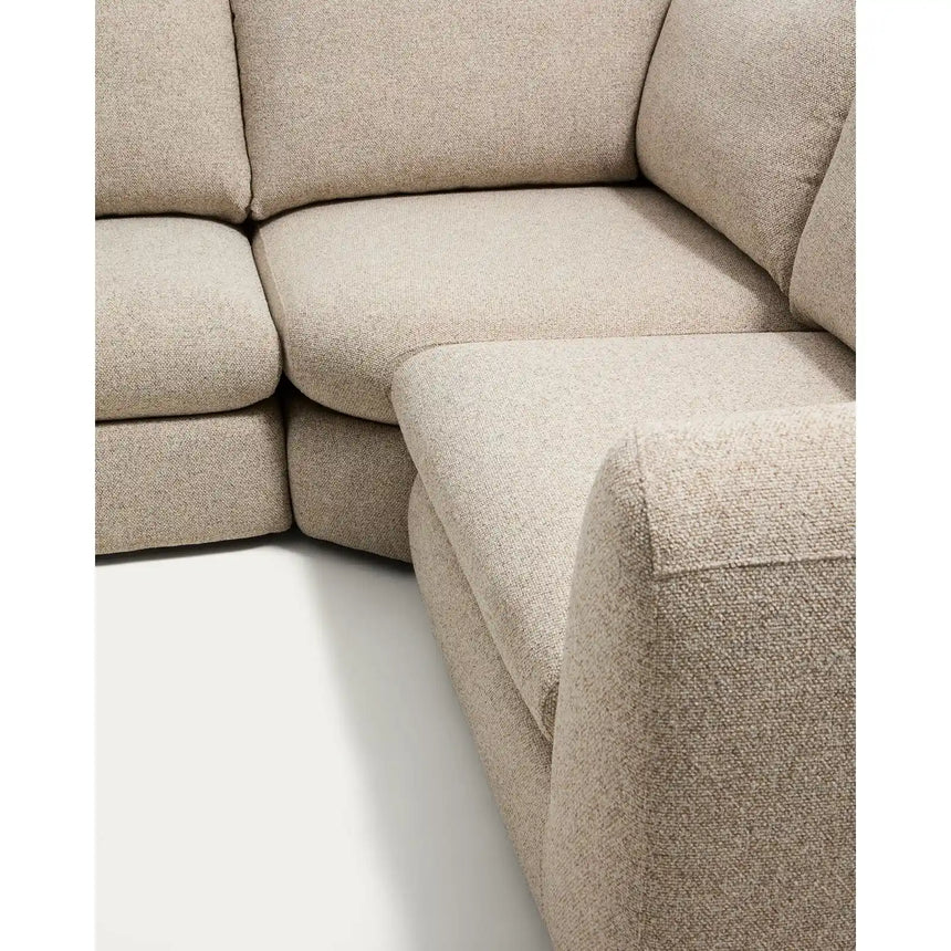 5-Sitzer Ecksofa Vera mit Randmodul links in Beige, 245 x 330 cm, FSC Mix Credit von Kave Home – Bild 7
