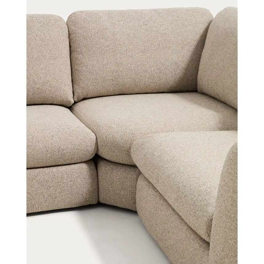 5-Sitzer Ecksofa Vera mit Randmodul rechts in Beige, 330 x 245 cm, FSC Mix Credit von Kave Home – Bild 7
