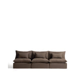 5-Sitzer-Modularsofa Anarela mit abnehmbarem Bezug aus 100 % Leinen in Taupe, 330 cm, FSC Mix Credit von Kave Home – Bild 1