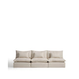 5-Sitzer-Modularsofa Anarela mit abnehmbarem Bezug aus Leinen und Viskose, 330 cm, FSC Mix Credit von Kave Home – Bild 1