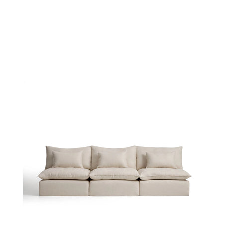 5-Sitzer-Modularsofa Anarela mit abnehmbarem Bezug aus Leinen und Viskose, 330 cm, FSC Mix Credit von Kave Home – Bild 1